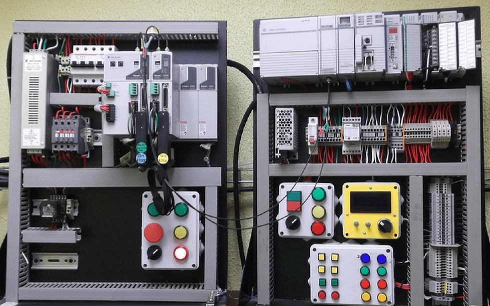 Industrial training lab setup for PLC SCADA course in Dera Bassi
