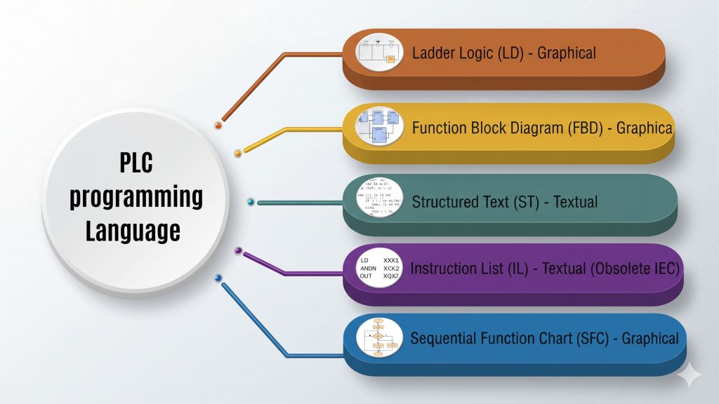plc programming languages used to program plc 